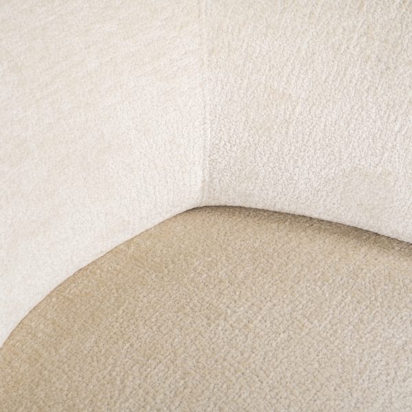 Lounge stoel Montana white chenille Richmond Interiors - Afbeelding 6