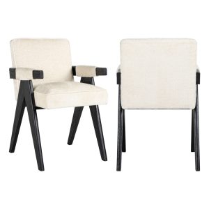 Eetkamerstoel Cooper white chenille Richmond Interiors