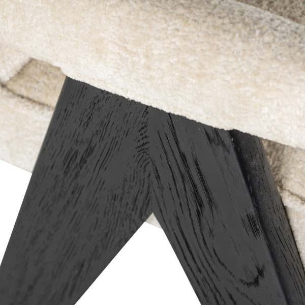 Eetkamerstoel Cooper white chenille Richmond Interiors - Afbeelding 6