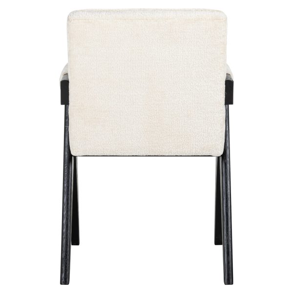 Eetkamerstoel Cooper white chenille Richmond Interiors - Afbeelding 4