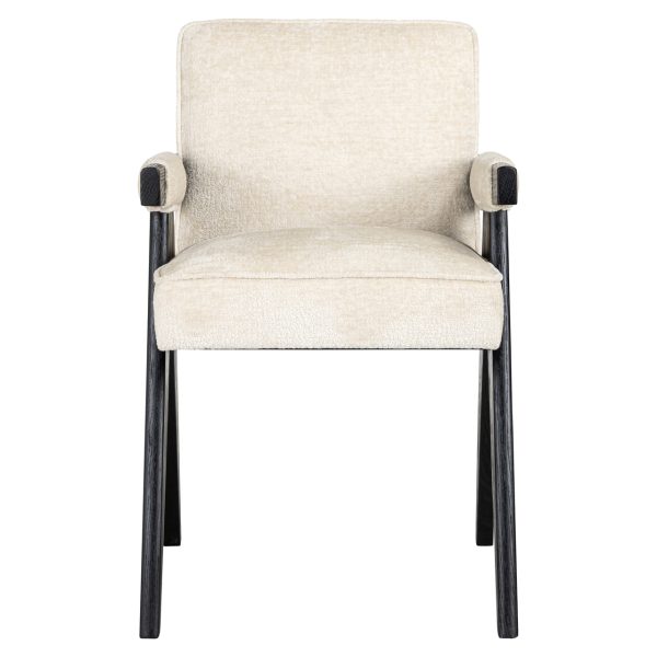 Eetkamerstoel Cooper white chenille Richmond Interiors - Afbeelding 5