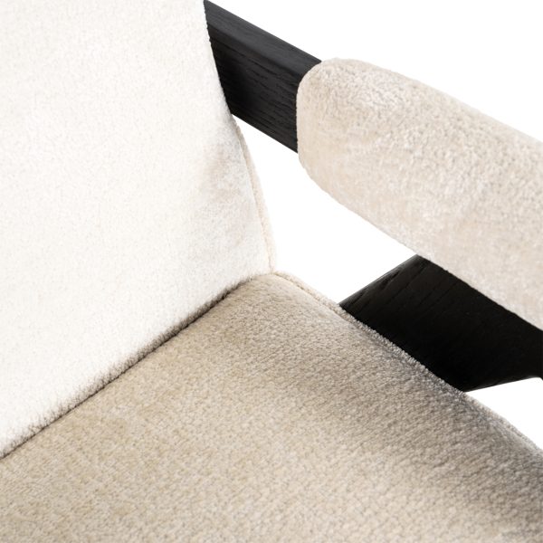 Lounge stoel Cooper white chenille Richmond Interiors - Afbeelding 6
