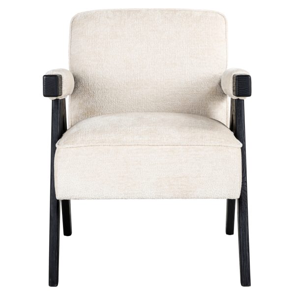 Lounge stoel Cooper white chenille Richmond Interiors - Afbeelding 4