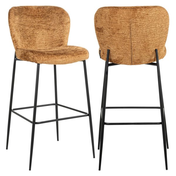 Barstoel Darby cognac fusion Richmond Interiors - Afbeelding 2
