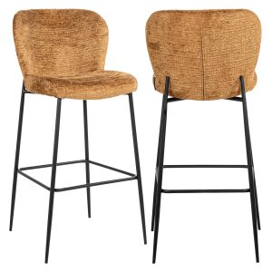 Barstoel Darby cognac fusion Richmond Interiors