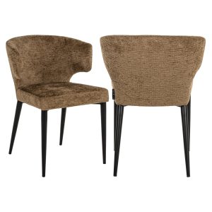 Eetkamerstoel Taylor brandy fusion fire retardant Richmond Interiors