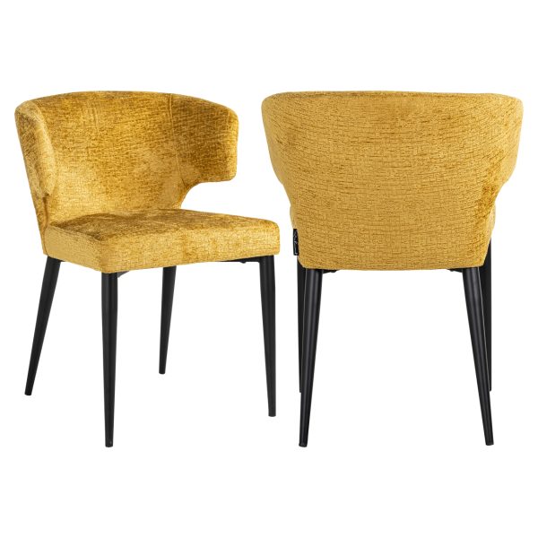 Eetkamerstoel Taylor mustard fusion Richmond Interiors