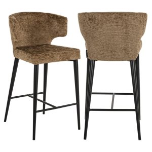 Counterstoel Taylor brandy fusion fire retardant Richmond Interiors