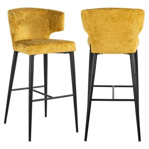 Barstoel Taylor mustard fusion Richmond Interiors
