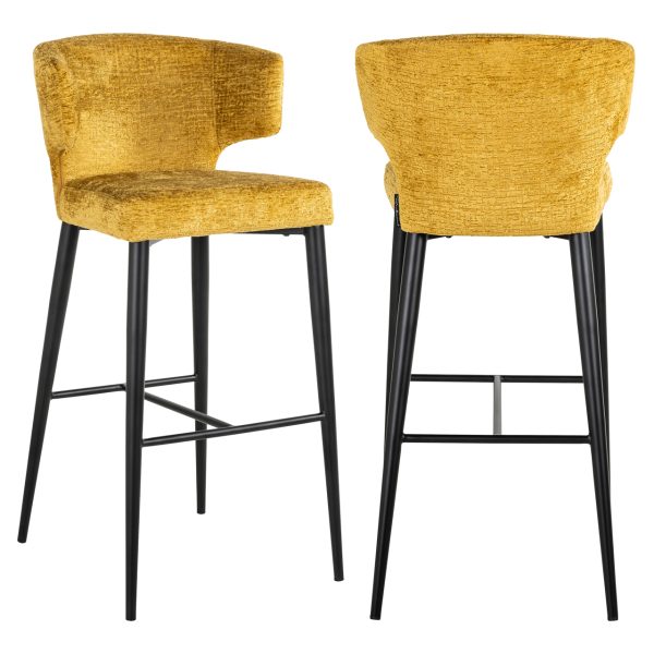 Barstoel Taylor mustard fusion Richmond Interiors