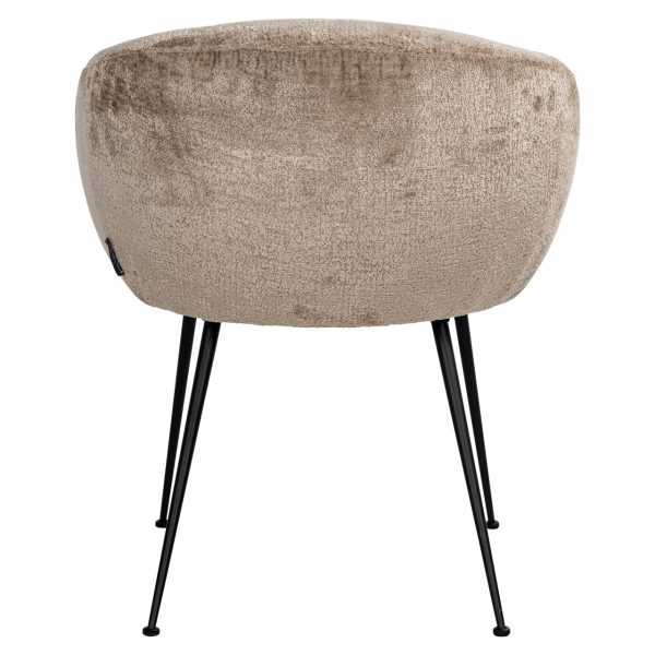 Eetkamerstoel Ruby taupe chenille Richmond Interiors - Afbeelding 4