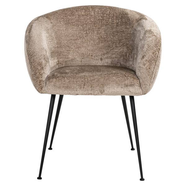 Eetkamerstoel Ruby taupe chenille Richmond Interiors - Afbeelding 5