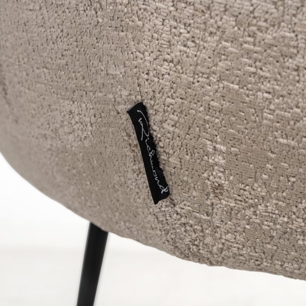 Eetkamerstoel Ruby taupe chenille Richmond Interiors - Afbeelding 6