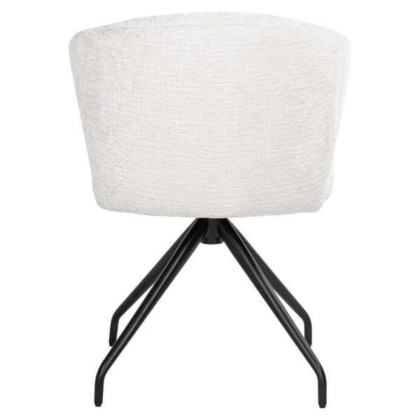 Eetkamerstoel Milly cream fusion swivel Richmond Interiors - Afbeelding 4