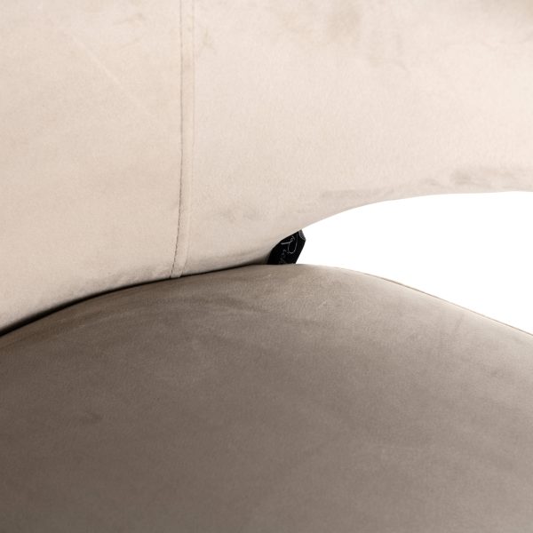 Eetkamerstoel Milly khaki velvet swivel Richmond Interiors - Afbeelding 7