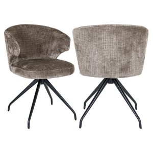 Eetkamerstoel Milly niagara stone swivel Richmond Interiors