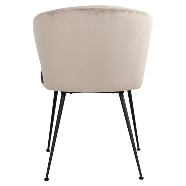 Eetkamerstoel Xandra khaki velvet Richmond Interiors - Afbeelding 4