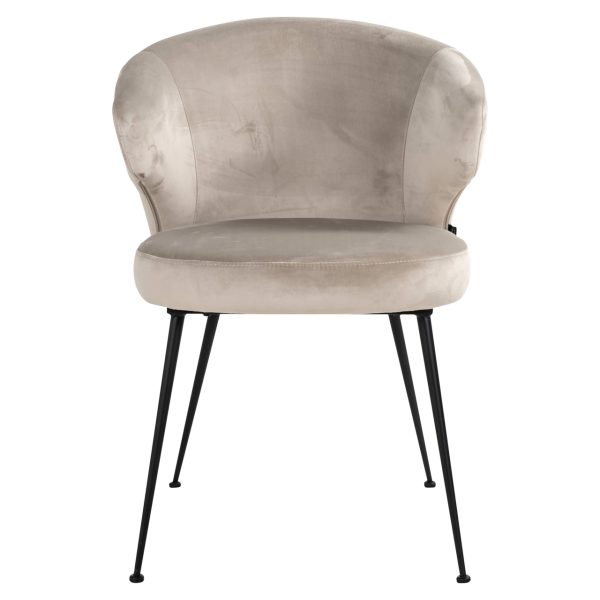 Eetkamerstoel Xandra khaki velvet Richmond Interiors - Afbeelding 5