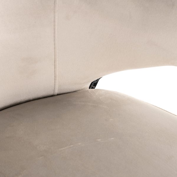 Eetkamerstoel Xandra khaki velvet Richmond Interiors - Afbeelding 7