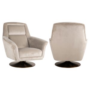 Lounge stoel Nora khaki velvet Richmond Interiors