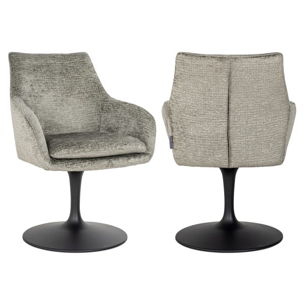 Eetkamerstoel Marlon thyme fusion swivel Richmond Interiors
