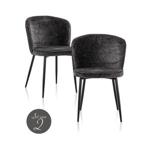 Eetkamerstoel Sandy graphite island (Set of 2) Richmond Interiors
