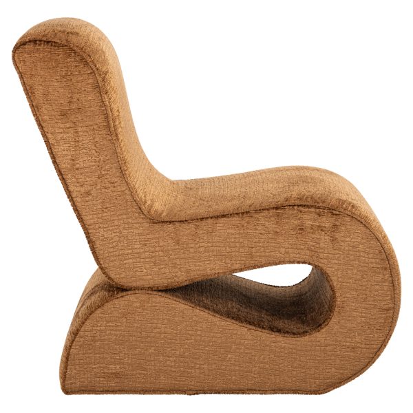 Lounge stoel Frankie cognac fusion Richmond Interiors - Afbeelding 3