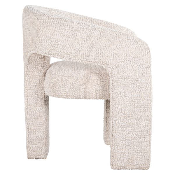 Eetkamerstoel Belle lovely cream fire retardant Richmond Interiors - Afbeelding 3
