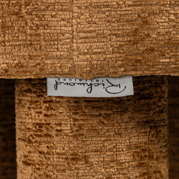 Poef & Voetenbank Pommery cognac fusion Richmond Interiors - Afbeelding 2
