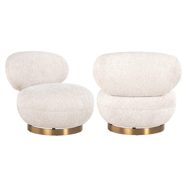 Lounge stoel Jace lovely cream Richmond Interiors