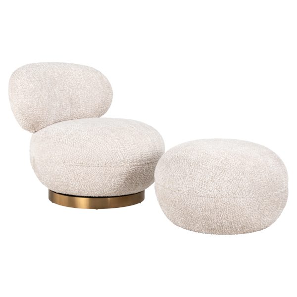 Lounge stoel Jace lovely cream Richmond Interiors - Afbeelding 2