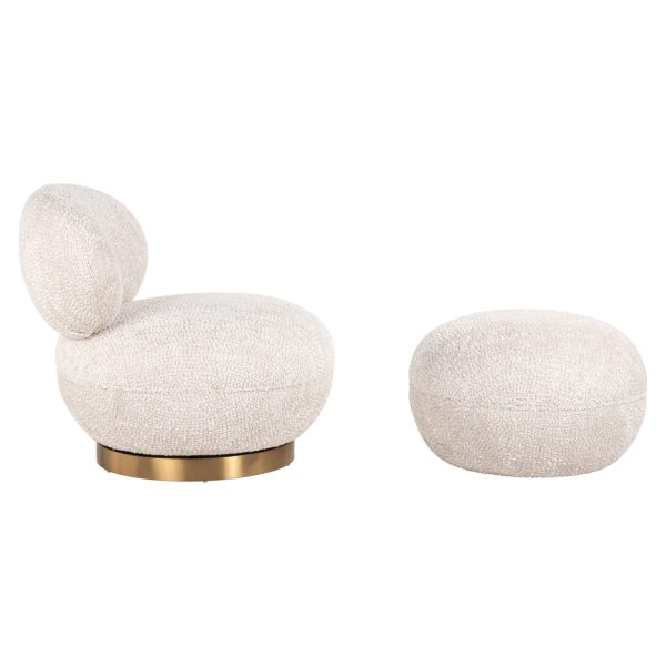 Lounge stoel Jace lovely cream Richmond Interiors - Afbeelding 3