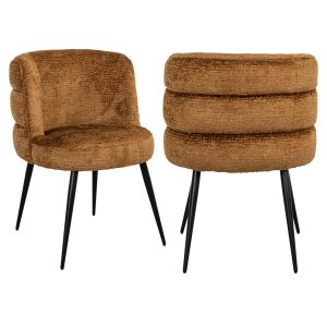 Eetkamerstoel Stella cognac fusion Richmond Interiors