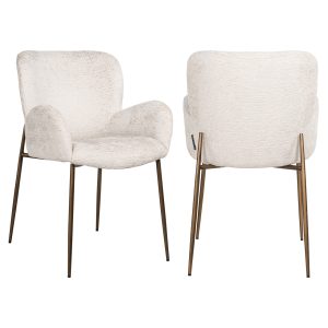 Eetkamerstoel Amber cream fusion fire retardant Richmond Interiors