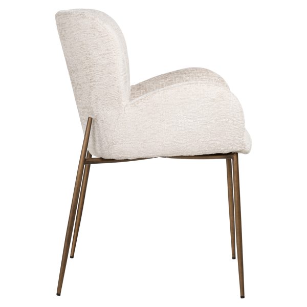 Eetkamerstoel Amber cream fusion fire retardant Richmond Interiors - Afbeelding 3