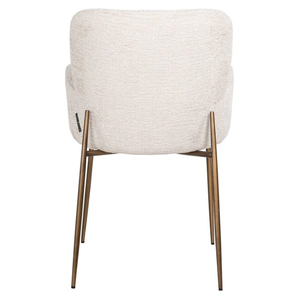Eetkamerstoel Amber cream fusion fire retardant Richmond Interiors - Afbeelding 4