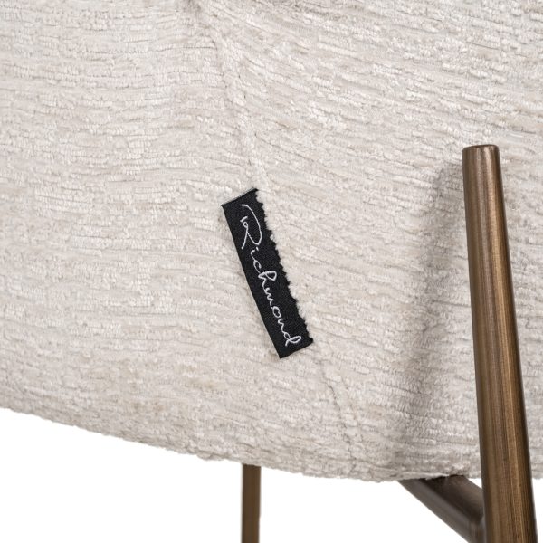 Eetkamerstoel Amber cream fusion fire retardant Richmond Interiors - Afbeelding 6