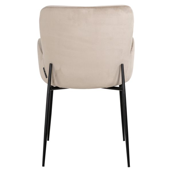 Eetkamerstoel Amber khaki velvet fire retardant Richmond Interiors - Afbeelding 5