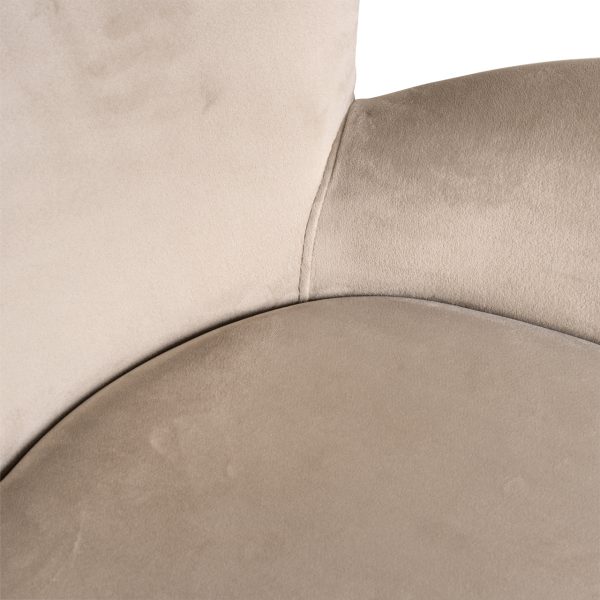 Eetkamerstoel Amber khaki velvet fire retardant Richmond Interiors - Afbeelding 8