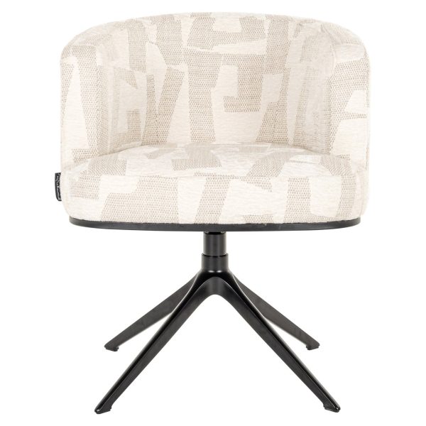 Eetkamerstoel Cheyenne beige graffic Richmond Interiors - Afbeelding 5