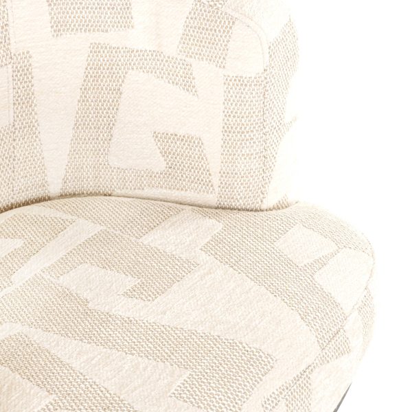 Eetkamerstoel Cheyenne beige graffic Richmond Interiors - Afbeelding 7