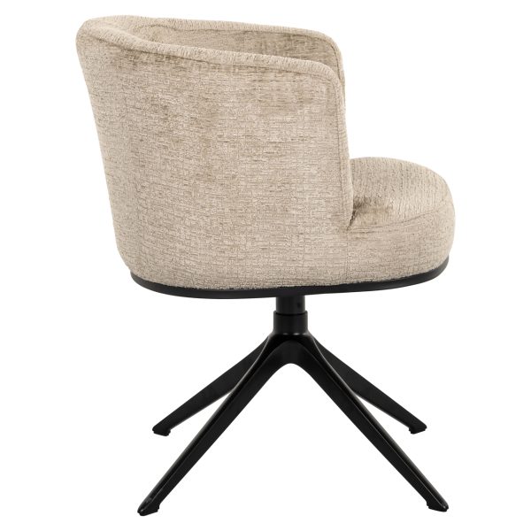 Eetkamerstoel Cheyenne desert fusion swivel fire retardant Richmond Interiors - Afbeelding 3