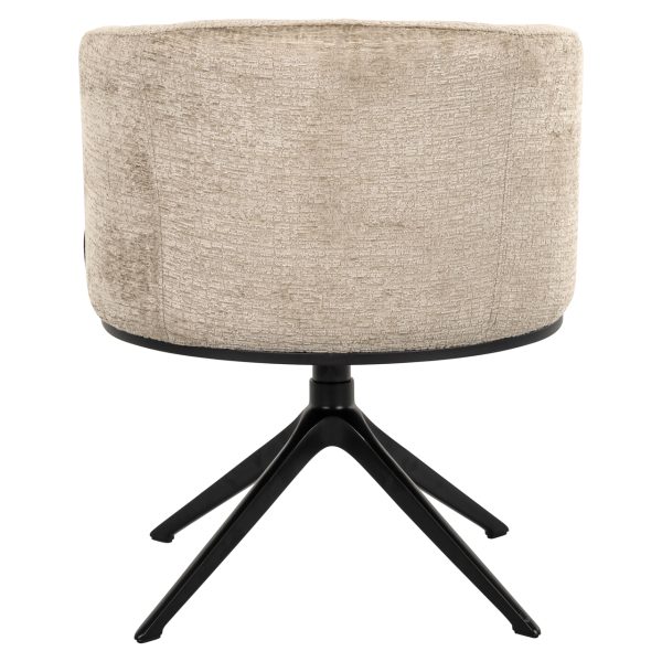 Eetkamerstoel Cheyenne desert fusion swivel fire retardant Richmond Interiors - Afbeelding 4