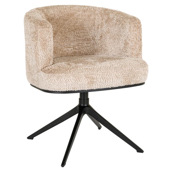 Eetkamerstoel Cheyenne lovely beige swivel Richmond Interiors - Afbeelding 2