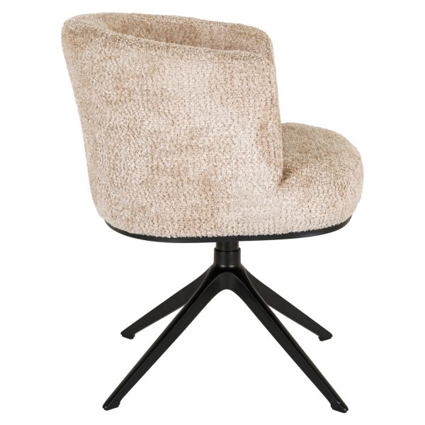 Eetkamerstoel Cheyenne lovely beige swivel Richmond Interiors - Afbeelding 3
