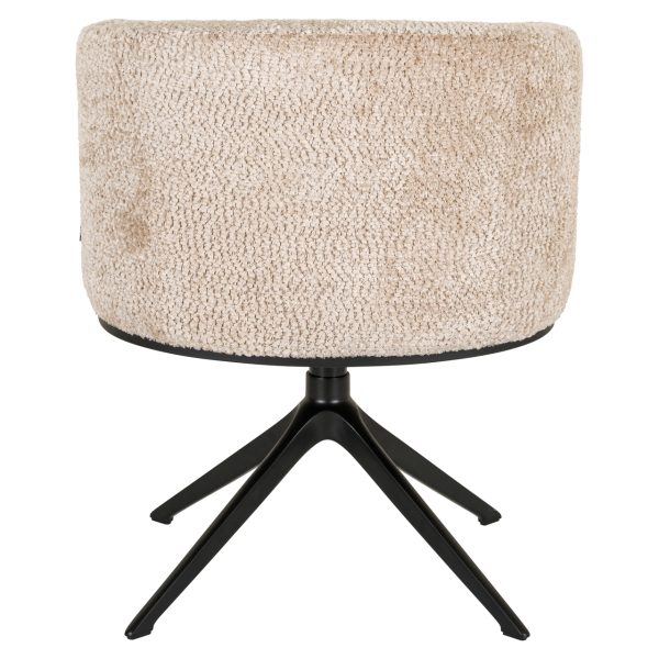 Eetkamerstoel Cheyenne lovely beige swivel Richmond Interiors - Afbeelding 4