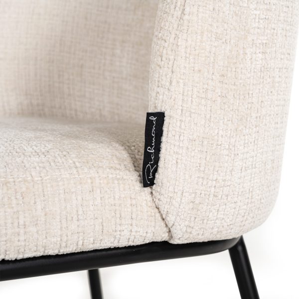 Eetkamerstoel Elvi niagara beige  fire retardant (Set of 2) Richmond Interiors - Afbeelding 5