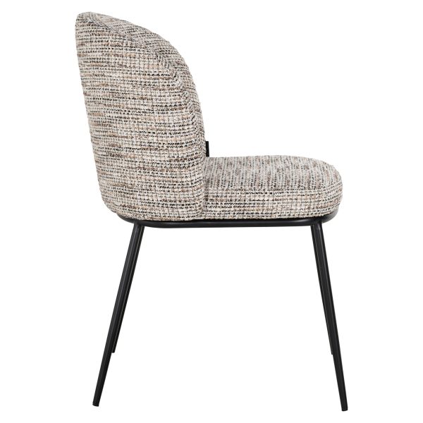 Eetkamerstoel Elvi trendy nature fire retardant (Set of 2) Richmond Interiors - Afbeelding 2