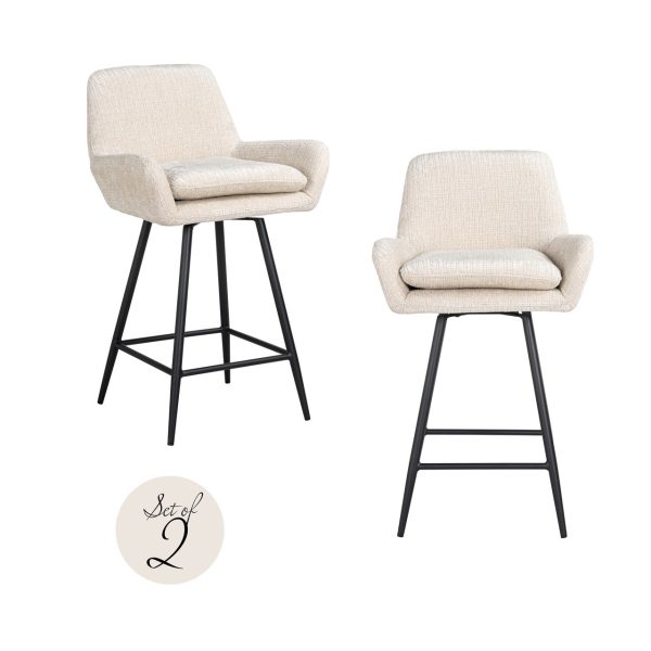 Counterstoel Linsey niagara beige (Set of 2) Richmond Interiors