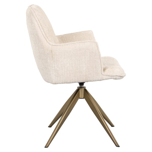 Eetkamerstoel Dakota niagara beige Richmond Interiors - Afbeelding 3
